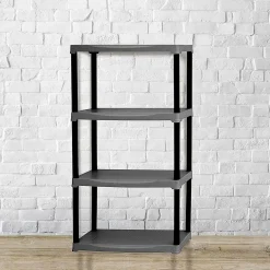 Scaffali|Armadi Da Esterno > Dmora Armadio da outdoor antracite 70x133h cm - Akay Nero Antracite