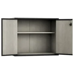 Armadio da terrazzo grigio 139x120h cm - Kindersley