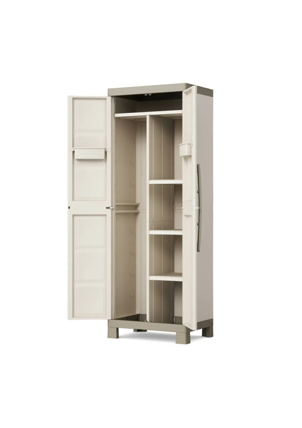 Armadi Da Esterno > Dmora Armadio esterno alto sabbia 65x182h cm - Strathmore Marrone Sabbia