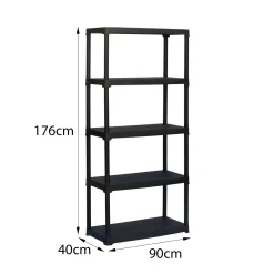 Armadio esterno antisole antracite 90x176h cm - Aurelian