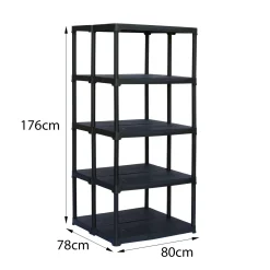Armadio esterno antracite 80x176h cm - Aurelian