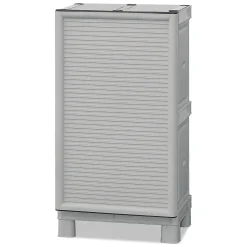 Armadi Da Esterno|Outdoor > Dmora Armadio esterno 50x92h cm - Arlinda Grigio Chiaro