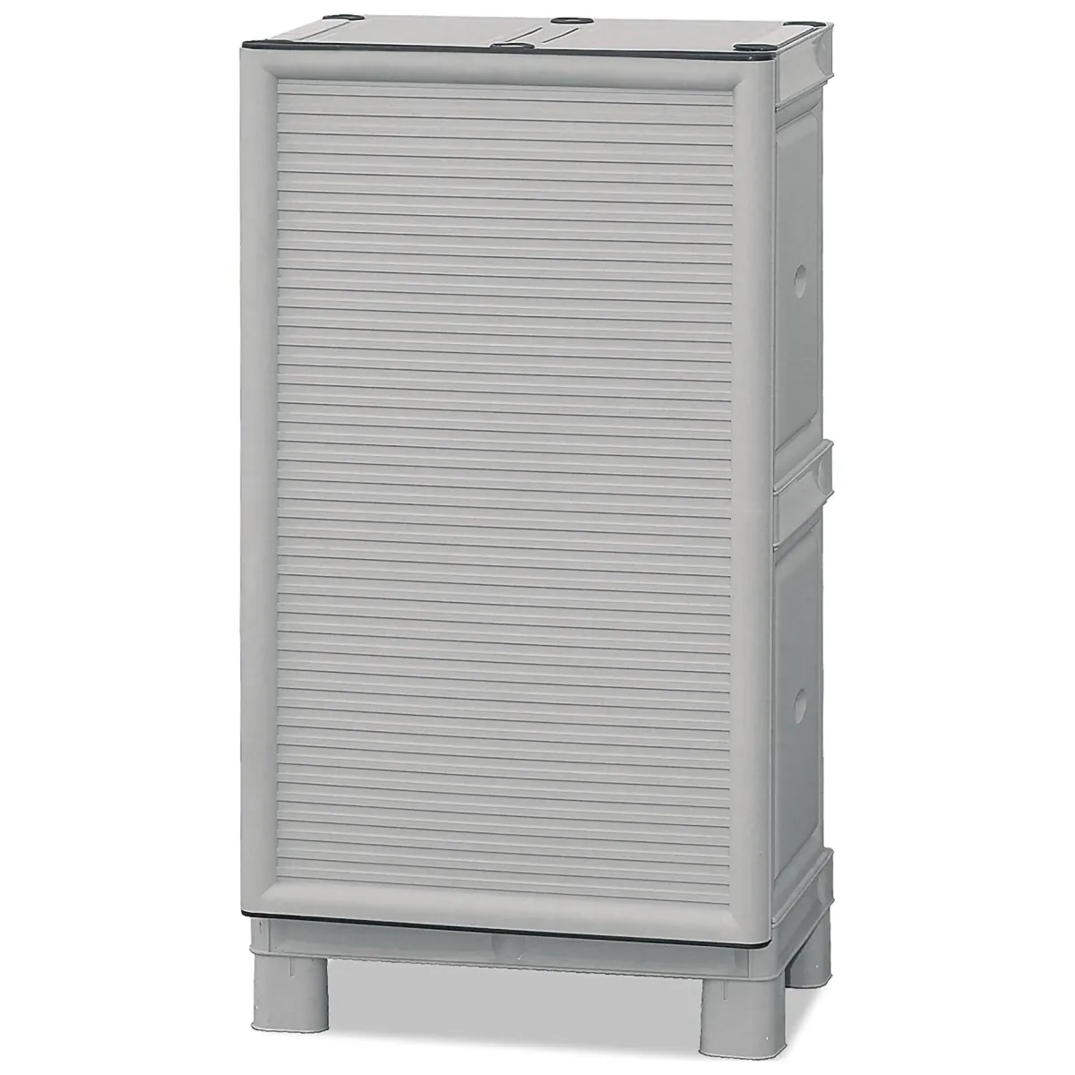 Armadi Da Esterno|Outdoor > Dmora Armadio esterno 50x92h cm - Arlinda Grigio Chiaro