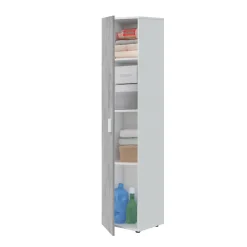 Armadio grigio e bianco slim 41x182h cm - Avlis