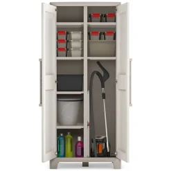 Armadio in plastica alto sabbia 80x182h cm - Grimsby