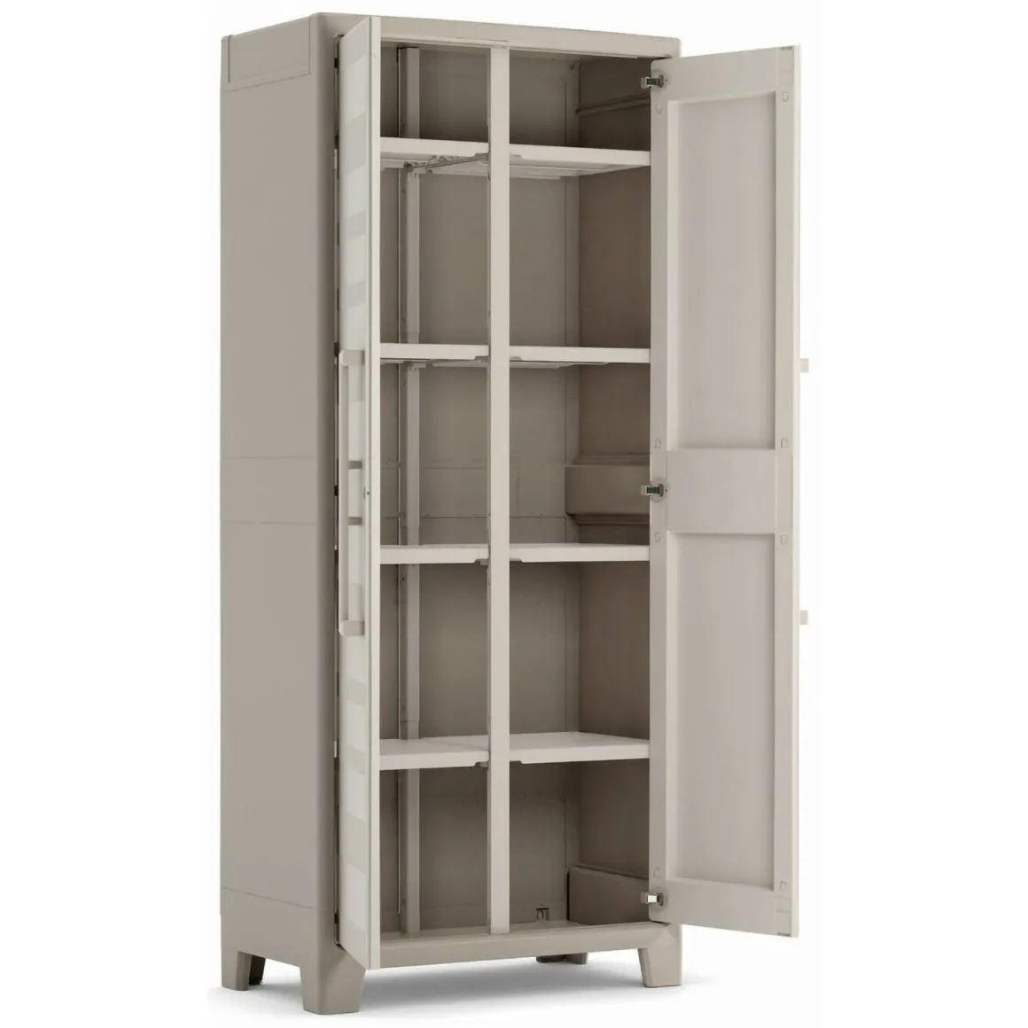 Armadio in plastica alto sabbia 80x182h cm - Grimsby