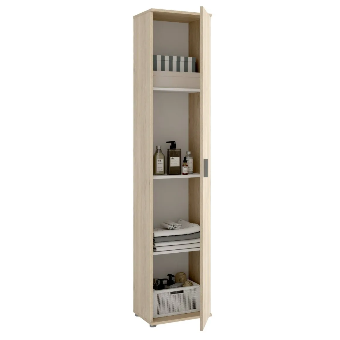Armadio legno bagno 39x190h cm - Arrow
