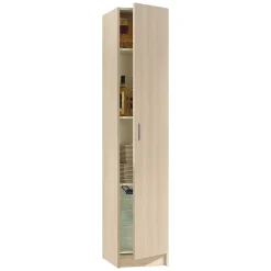 Armadi Multiuso 1 Anta|Camera Da Letto > Dmora Armadio legno lavanderia 37x180h cm - Alexander Marrone Rovere
