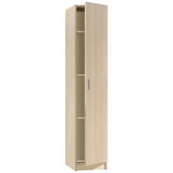 Armadi Multiuso 1 Anta|Camera Da Letto > Dmora Armadio legno lavanderia 37x180h cm - Alexander Marrone Rovere