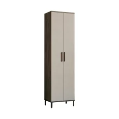 Armadio marrone e grigio salvaspazio 50x183h cm - Albizia