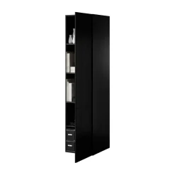 Armadi Multiuso 1 Anta > Dmora Armadio multiuso 1 anta Treville, 45,4x54 h202,5 cm, Nero