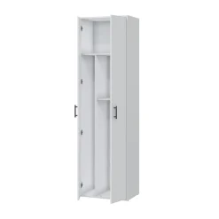 Armadi Multiuso 2 Ante > Dmora Armadio Multiuso 2 Ante 3 Ripiani 2 Ante 35x195h cm, Ideale per Lavanderia Made in Italy - Gilroy Bianco