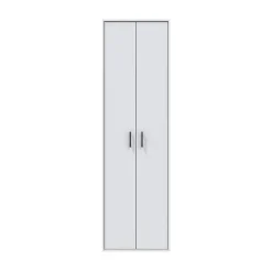 Armadi Multiuso 2 Ante > Dmora Armadio Multiuso 2 Ante 3 Ripiani 2 Ante 35x195h cm, Ideale per Lavanderia Made in Italy - Gilroy Bianco