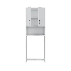 Armadi Multiuso 2 Ante > Dmora Armadio Multiuso 2 Ante 3 Ripiani Apertura Battente 80x206h cm, 2 Ante - Mileto Bianco