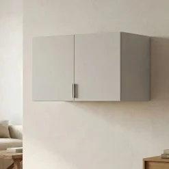 Armadi Multiuso 2 Ante > Dmora Armadio Multiuso 2 Ante un Ripiano Apertura Battente 80x88h cm, 2 Ante - Senorbi Bianco