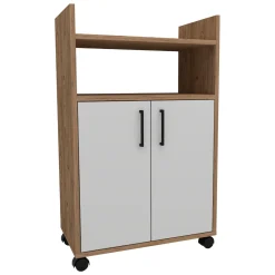 Armadi Multiuso 2 Ante > Dmora Armadio Multiuso 2 Ante 4 Ripiani 6 Vani 104x180h cm, 2 Ante - Pezzana Marrone Rovere