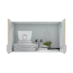 Armadio Multiuso 2 Ante Marrone Rovere un Ripiano un Vano 80x49h cm, 2 Ante - Carre