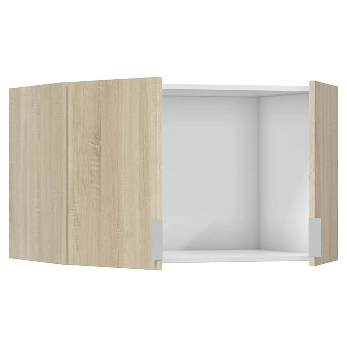 Armadio Multiuso 2 Ante Marrone Rovere un Ripiano un Vano 80x49h cm, 2 Ante - Carre