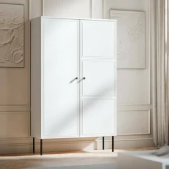 Armadi Multiuso 2 Ante > Dmora Armadio multiuso 2 ante Sedilo, 100x39 h166 cm, Bianco