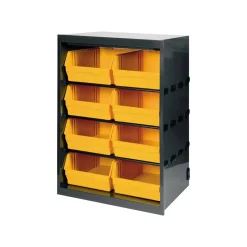 Armadio multiuso Dandreoll, Nero e Giallo, 66x49h95 cm
