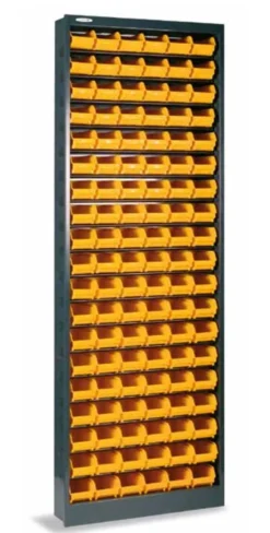 Armadio multiuso Dandreoll, Nero e Giallo, 68x21h190 cm