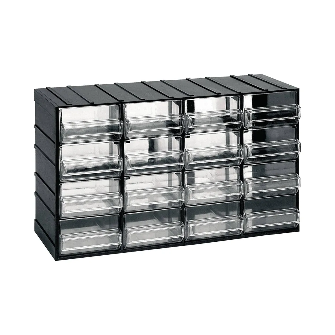 Bagno|Ingresso > Dmora Armadio multiuso Darrigon, Antracite, 24 cassetti