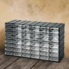 Armadio multiuso Darrigon, Antracite, 48 cassetti