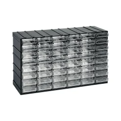 Armadio multiuso Darrigon, Antracite, 48 cassetti