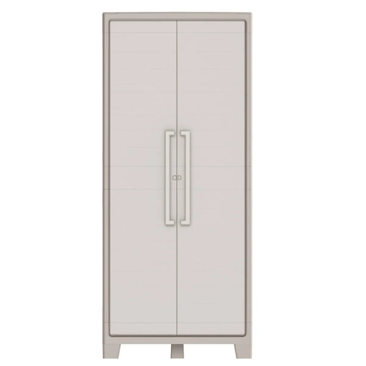 Armadi Da Esterno > Dmora Armadio outdoor alto sabbia 80x182h cm - Grimsby Marrone Sabbia