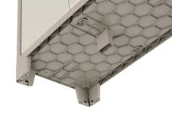 Armadi Da Esterno > Dmora Armadio outdoor alto sabbia 80x182h cm - Grimsby Marrone Sabbia