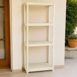 Scaffali|Armadi Da Esterno > Dmora Armadio outdoor 60x133h cm - Gelsomina Bianco