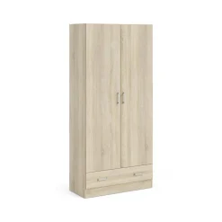 Armadio quercia con cassetto 79x170h cm - Amylya