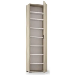 Armadi Multiuso 1 Anta|Camera Da Letto > Dmora Armadio rovere 1 anta 50x182h cm - Abuela Marrone Rovere