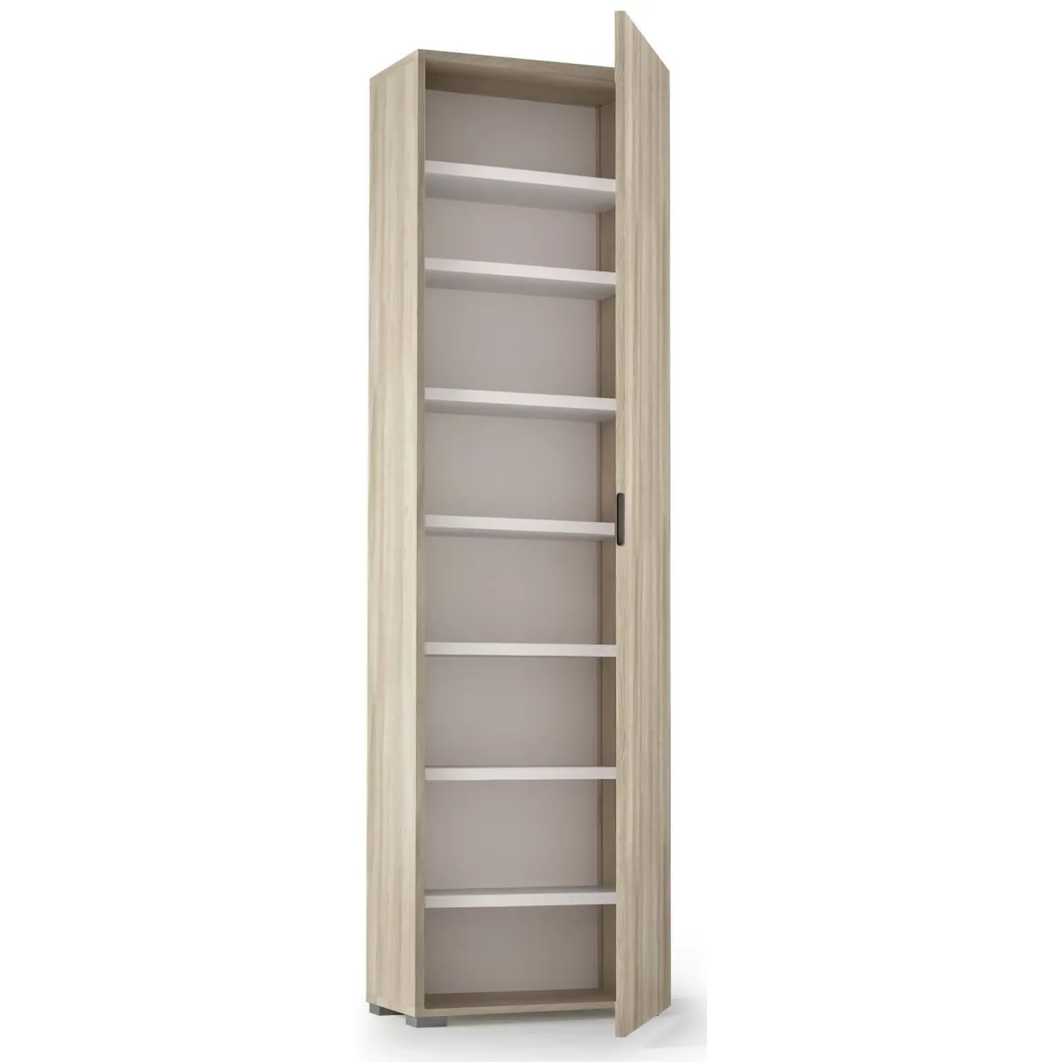 Armadi Multiuso 1 Anta|Camera Da Letto > Dmora Armadio rovere 1 anta 50x182h cm - Abuela Marrone Rovere