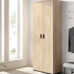 Armadi Multiuso 2 Ante|Camera Da Letto > Dmora Armadio rovere 2 ante 78x190h cm - Arna Marrone Rovere