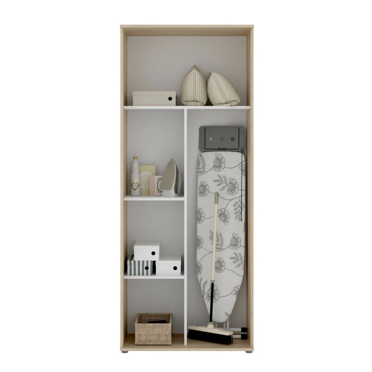 Armadi Multiuso 2 Ante|Camera Da Letto > Dmora Armadio rovere 2 ante 78x190h cm - Arna Marrone Rovere