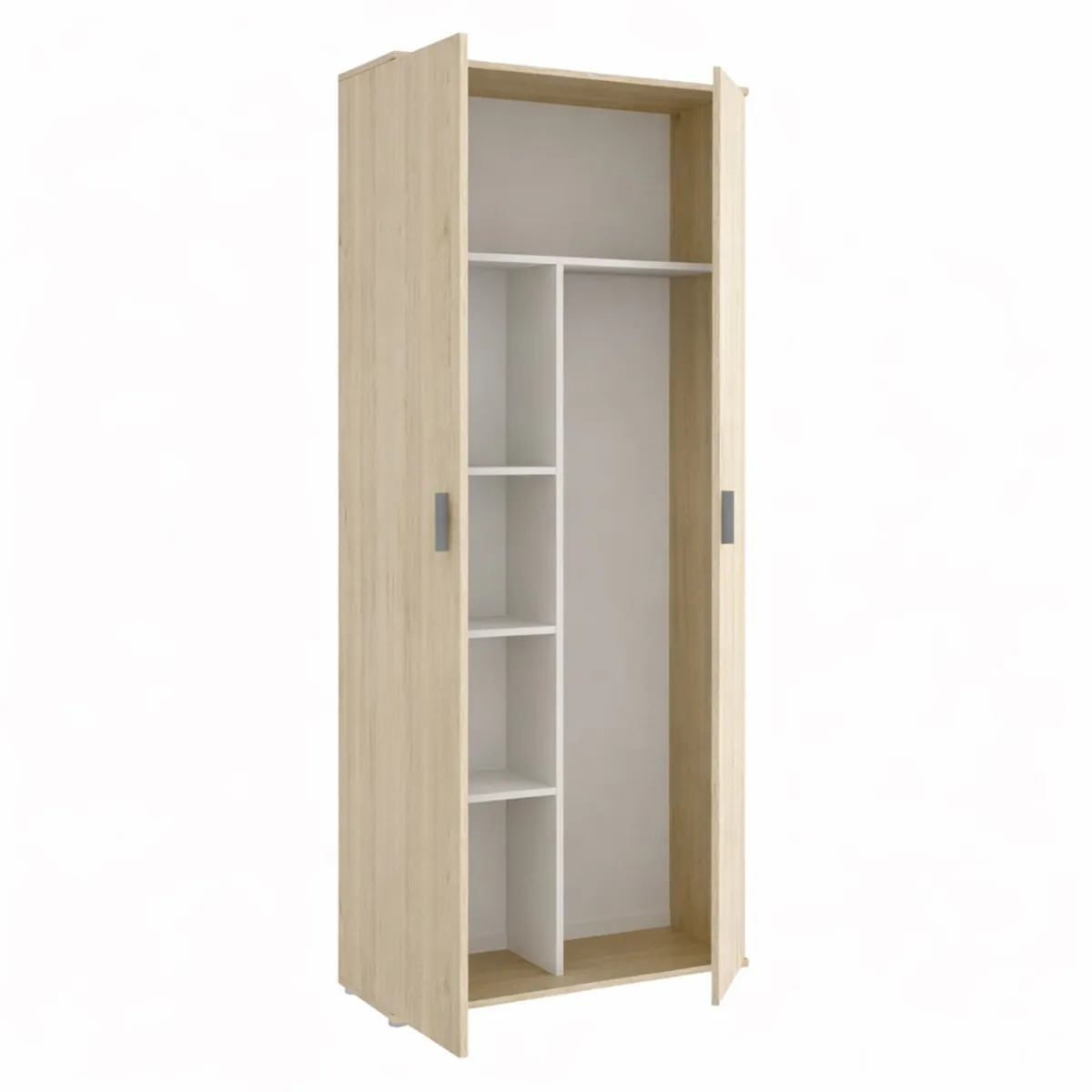 Armadi Multiuso 2 Ante|Camera Da Letto > Dmora Armadio rovere 2 ante 78x190h cm - Arna Marrone Rovere