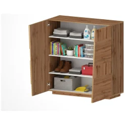 Armadio rovere multiuso 120x126h cm - Aulla