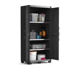 Armadio terrazzo 2 ante nero 89x188h cm - Brandon