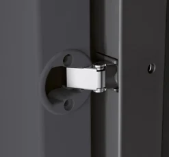 Armadio terrazzo 2 ante nero 89x188h cm - Brandon