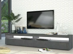 Base TV ardesia 200x45x36h cm 2 ante - Active
