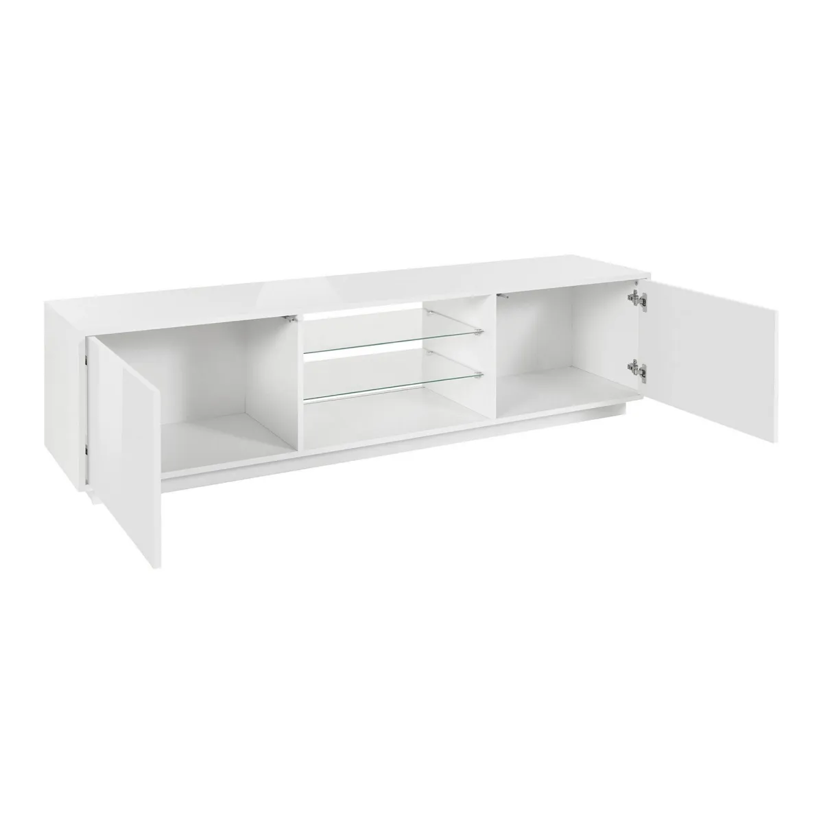 Salotto > Dmora Base TV 180x41x46h cm 2 ante - Lola Bianco Lucido