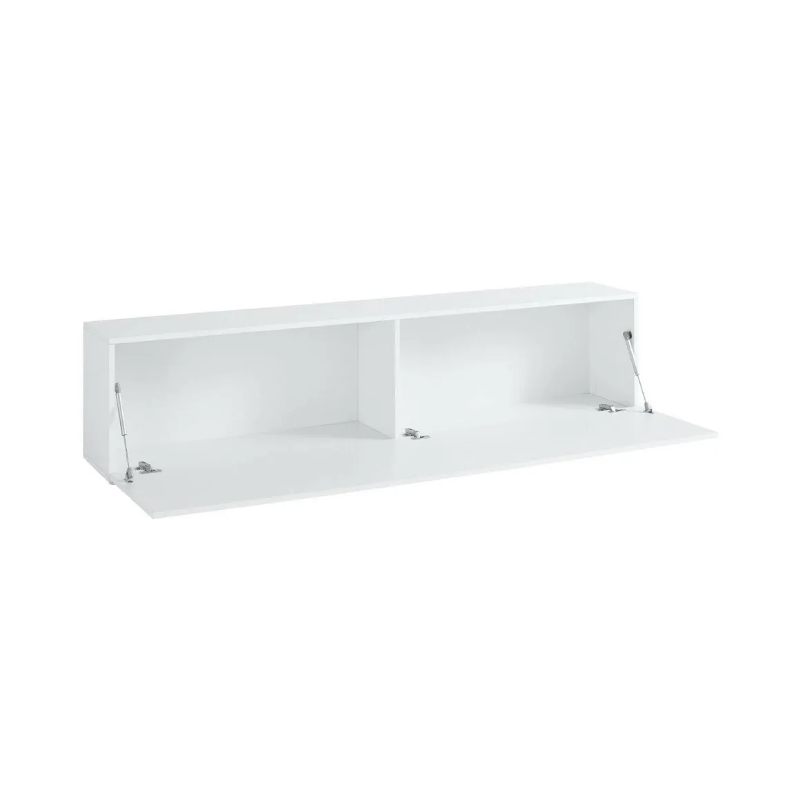 Base TV bianco lucido 180x30x40h cm in legno - Alakazam