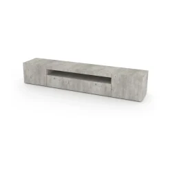 Base TV cemento 200x40x37h cm 3 ante - Amore