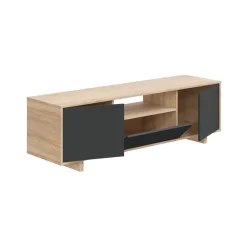 Base TV rovere 150x41x46h cm 3 ante - Andalusia