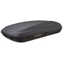 Bauli > Dmora Baule Auto Finitura Effetto Carbonio Capacità 350 l, 75 kg, Apertura a Ribalta Made in Italy - Chivin Nero