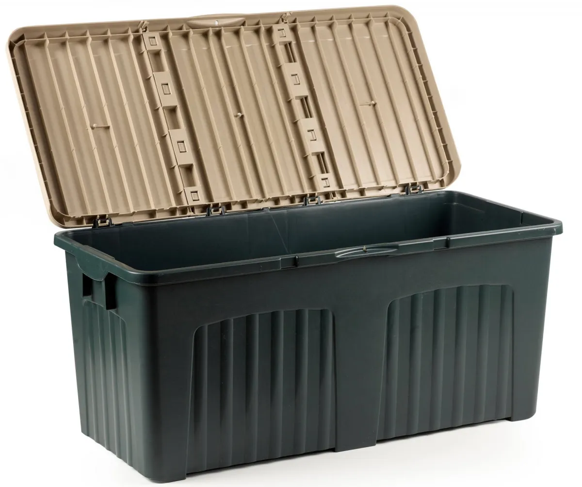 Bauli > Dmora Baule da esterno resistente 57x125x56h cm grigio - Asco Bianco, Nero Antracite