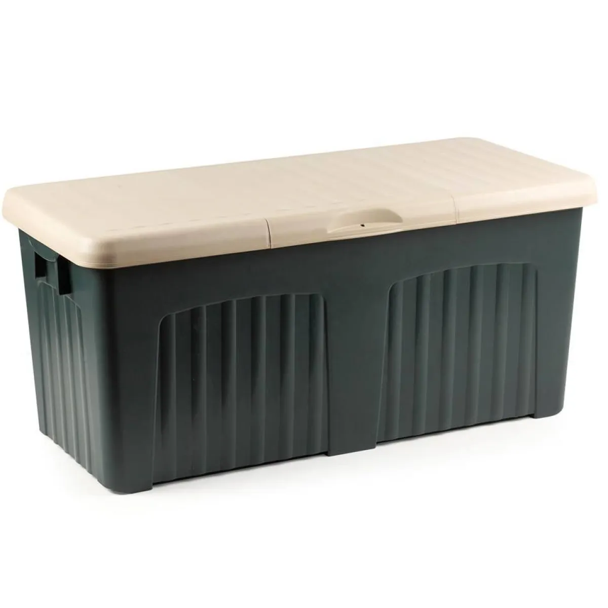 Bauli > Dmora Baule da esterno resistente 57x125x56h cm grigio - Asco Bianco, Nero Antracite