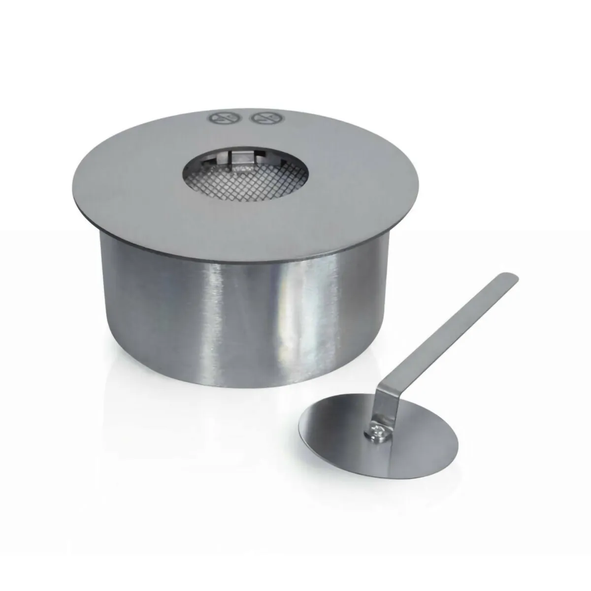 Accessori Riscaldamento > Dmora Bruciatore Annicco, 25x25 h10 cm, Grigio
