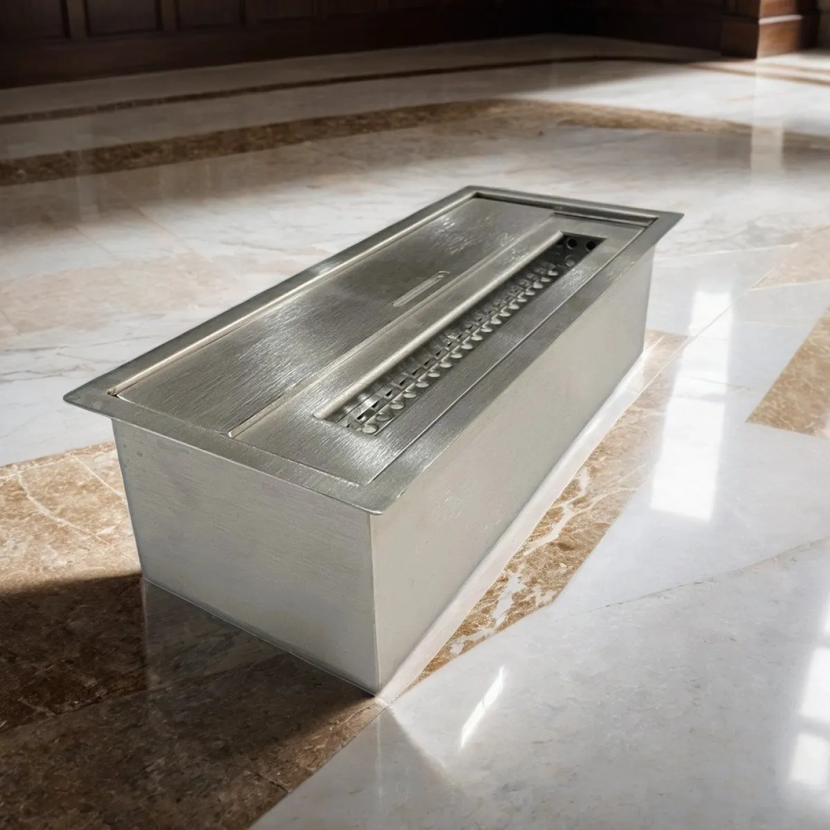 Accessori Riscaldamento > Dmora Bruciatore Aquara, 13x30 h9 cm, Argento